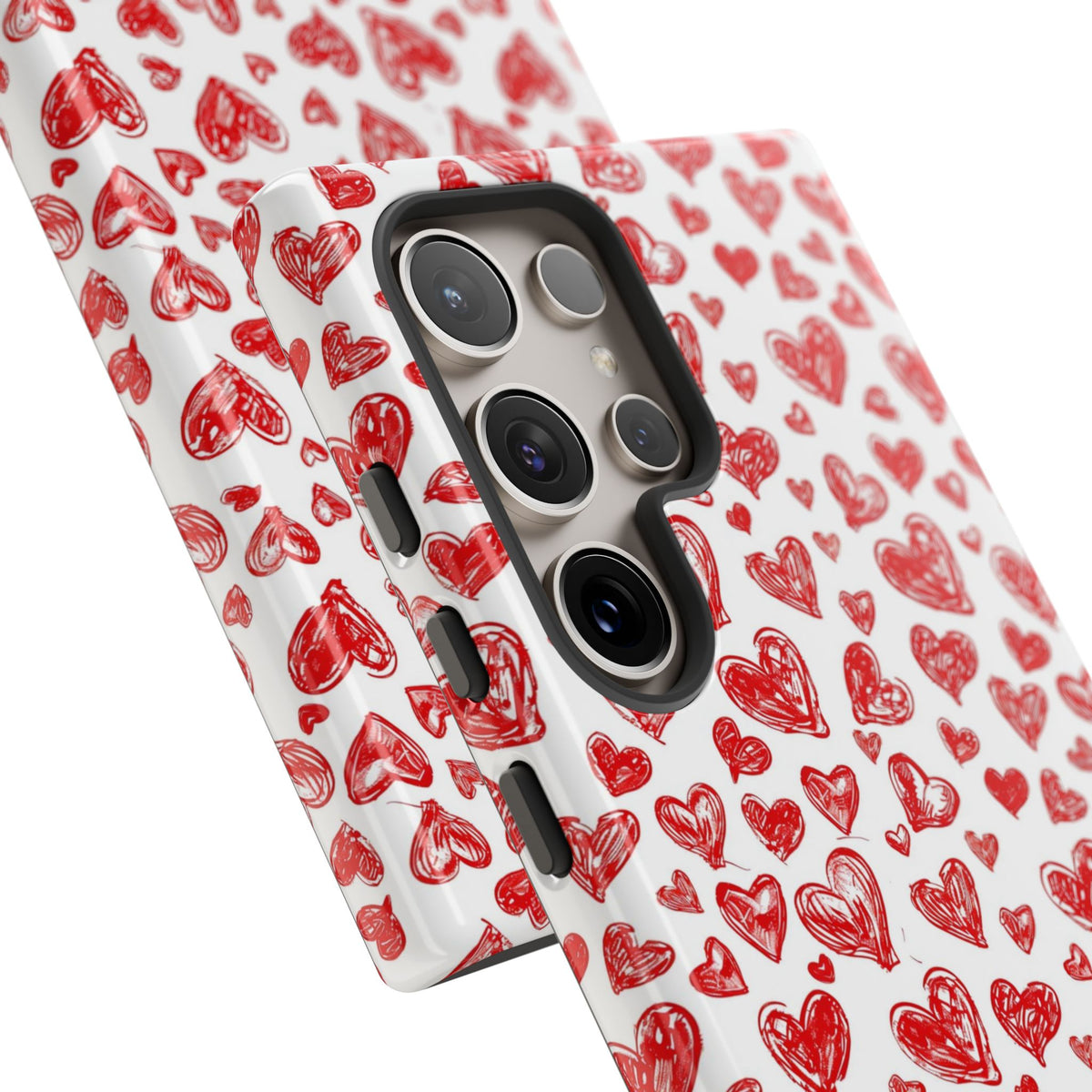 Heart Pattern Phone Case – Stylish & Loving Design for Your Device 814