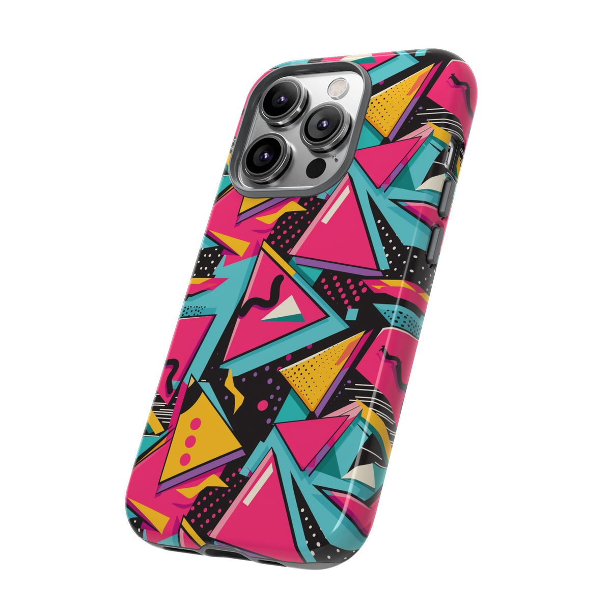 Retro 80s Seamless Phone Case – Vintage Style Meets Modern Protection 098