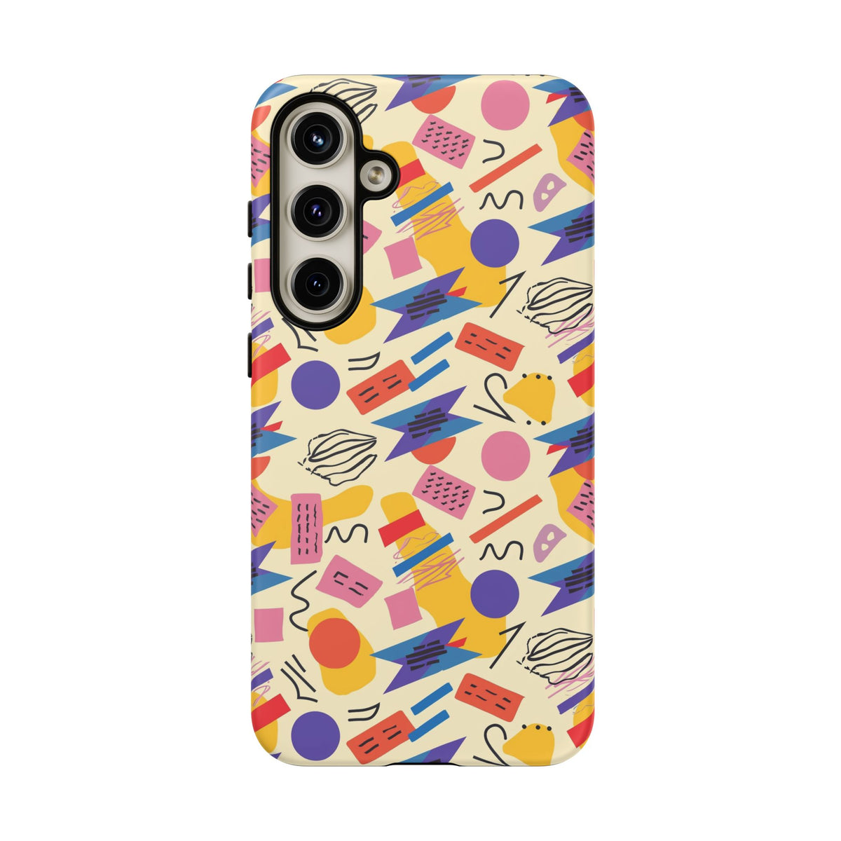 90s Themed Seamless Pattern Phone Case – Embrace Retro Style and Protection 270