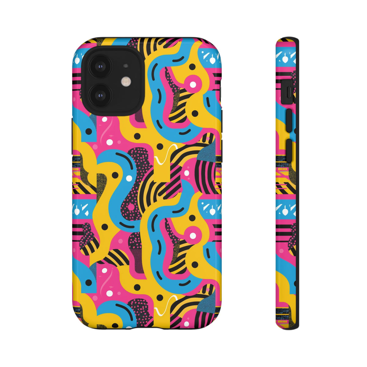 Retro 80s Seamless Phone Case – Vintage Style Meets Modern Protection 109