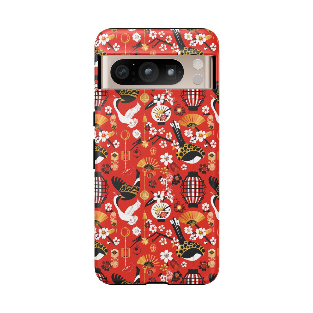 Japanese Pattern Phone Case – Elegant & Timeless Design for Your Phone 056