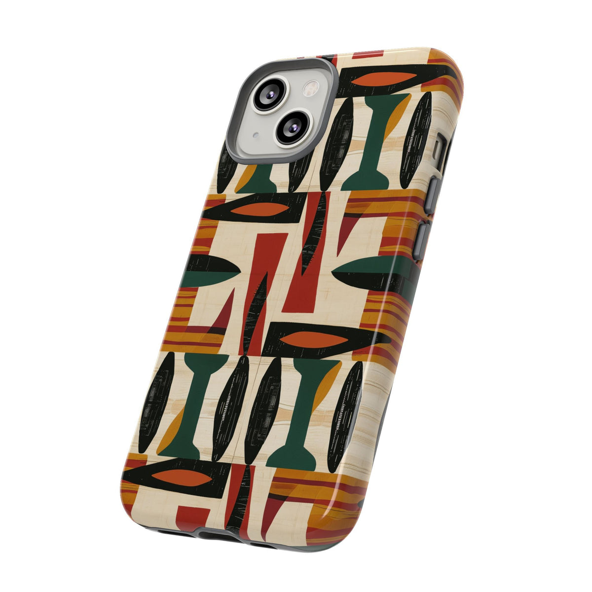 Stylish African Pattern Phone Case – Unique and Vibrant Protection 196