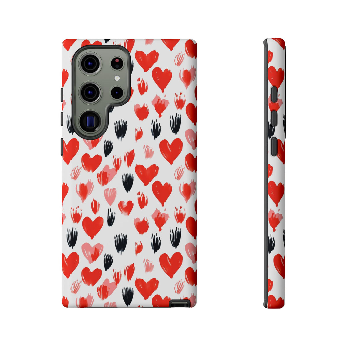 Heart Pattern Phone Case – Stylish & Loving Design for Your Device 366