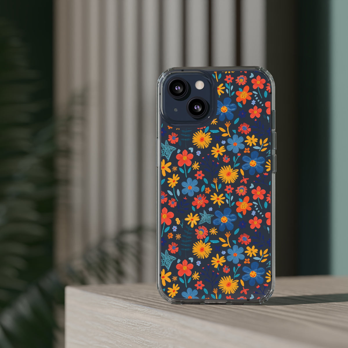 Wild Flowers Garden Stitch Phone Case – Nature-Inspired Floral Design 4