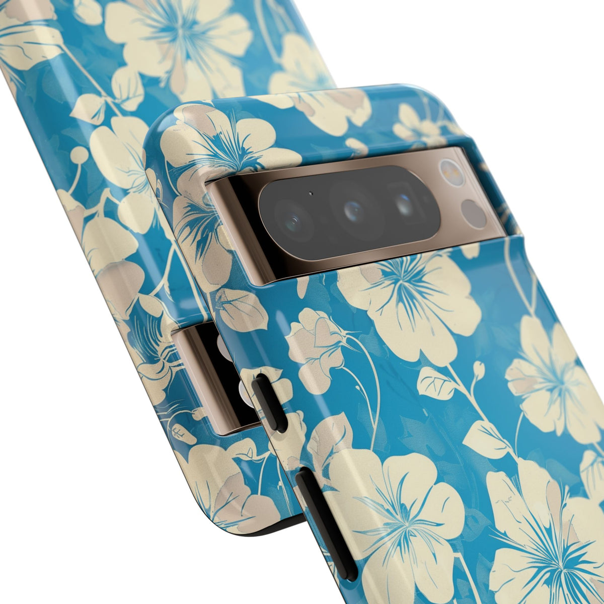 Blue Floral Seamless Pattern Phone Case