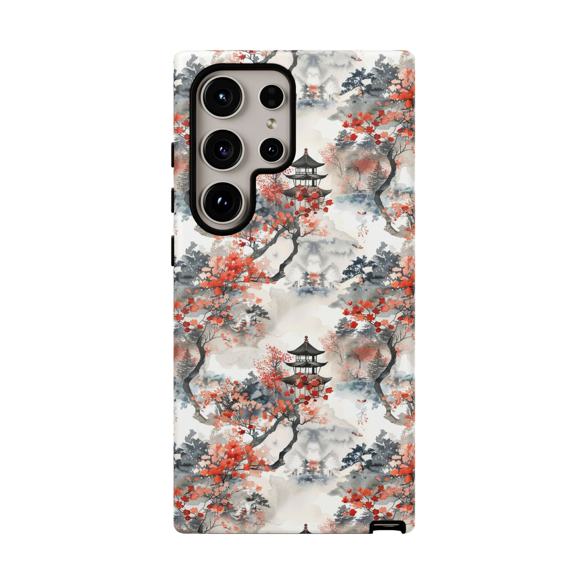 Japanese Pattern Phone Case – Elegant & Timeless Design for Your Phone 096