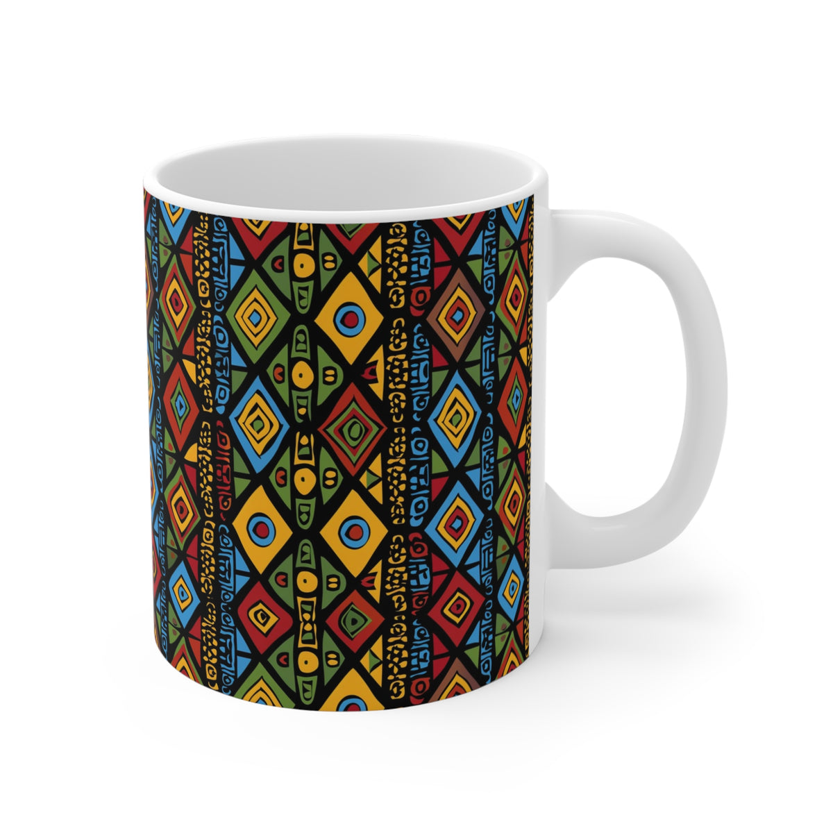 All-Over African Pattern Coffee Mug 646