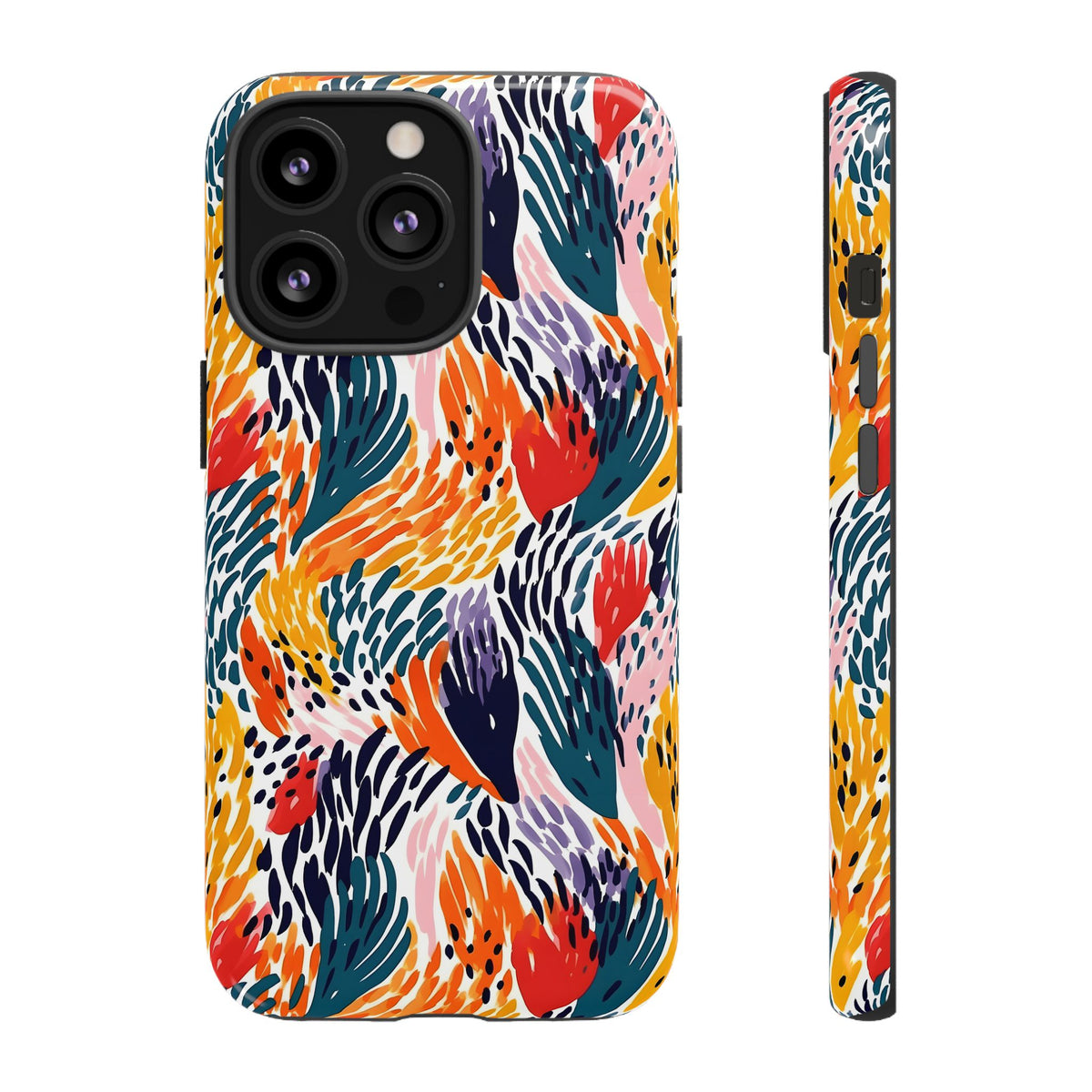 Abstract Painting Design Phone Case – Modern Art-Inspired Phone Cover