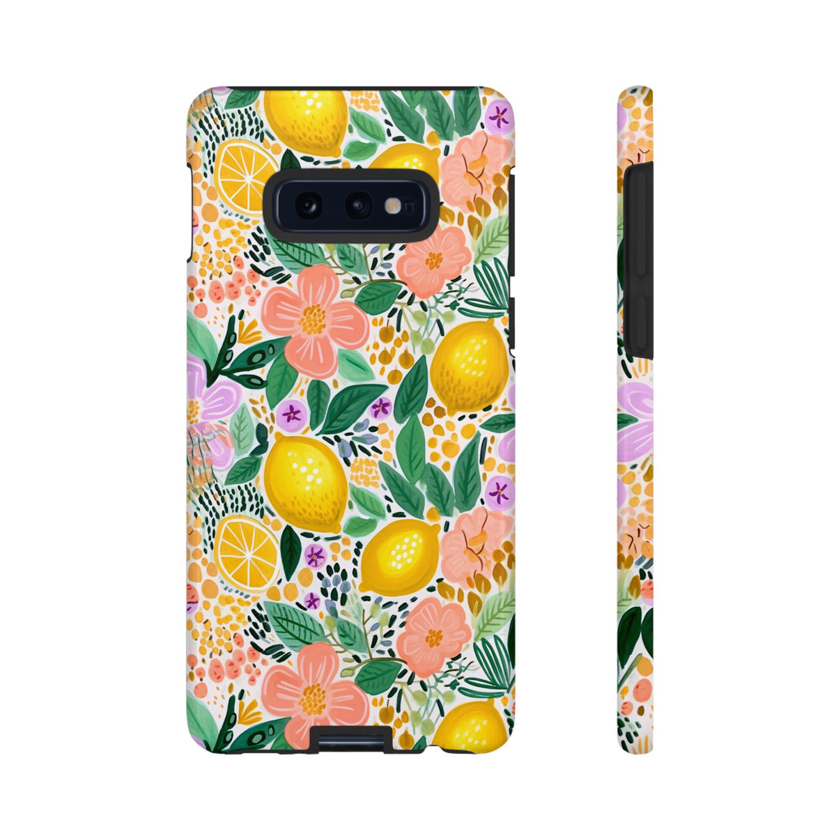 Cute Summer Lemons Phone Case – Refreshing Citrus Design for Your Phone