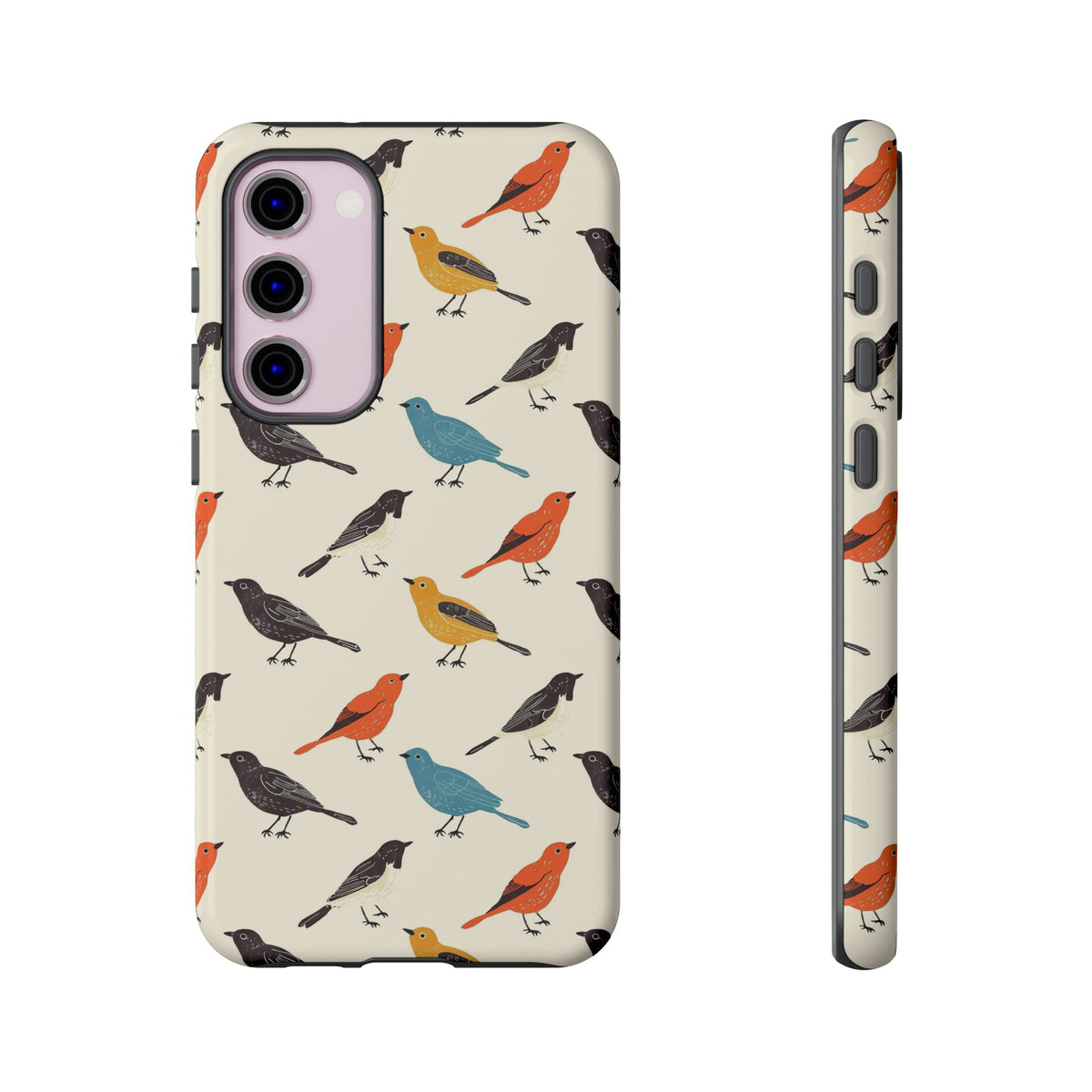 Birds Seamless Pattern Phone Case – Elegant and Timeless Avian Design 5