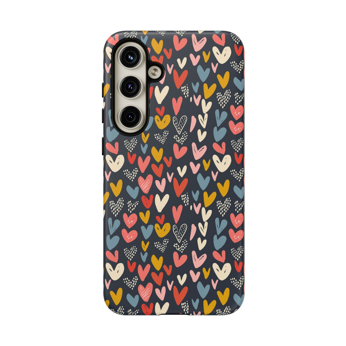 Heart Pattern Phone Case – Stylish & Loving Design for Your Device 816