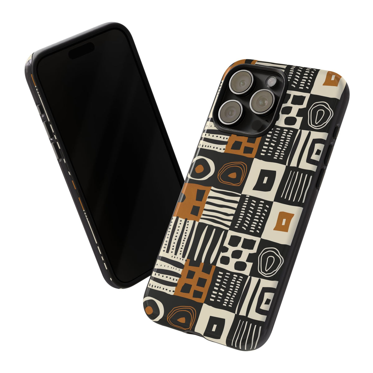 Stylish African Pattern Phone Case – Unique and Vibrant Protection 168