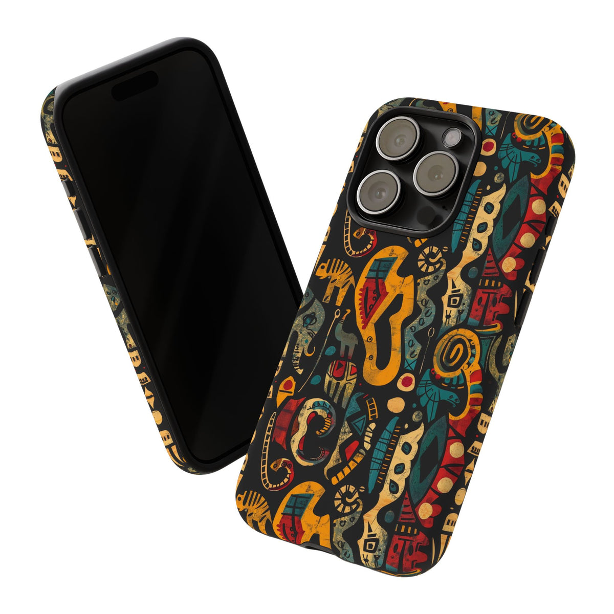 Stylish African Pattern Phone Case – Unique and Vibrant Protection 153