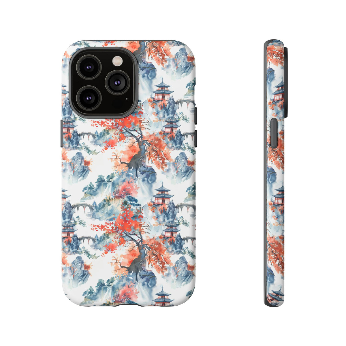 Japanese Pattern Phone Case – Elegant & Timeless Design for Your Phone 043