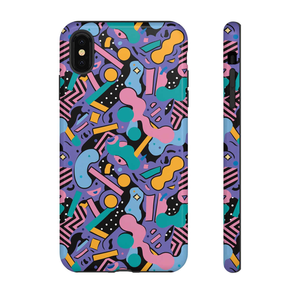 90s Themed Seamless Pattern Phone Case – Embrace Retro Style and Protection 234