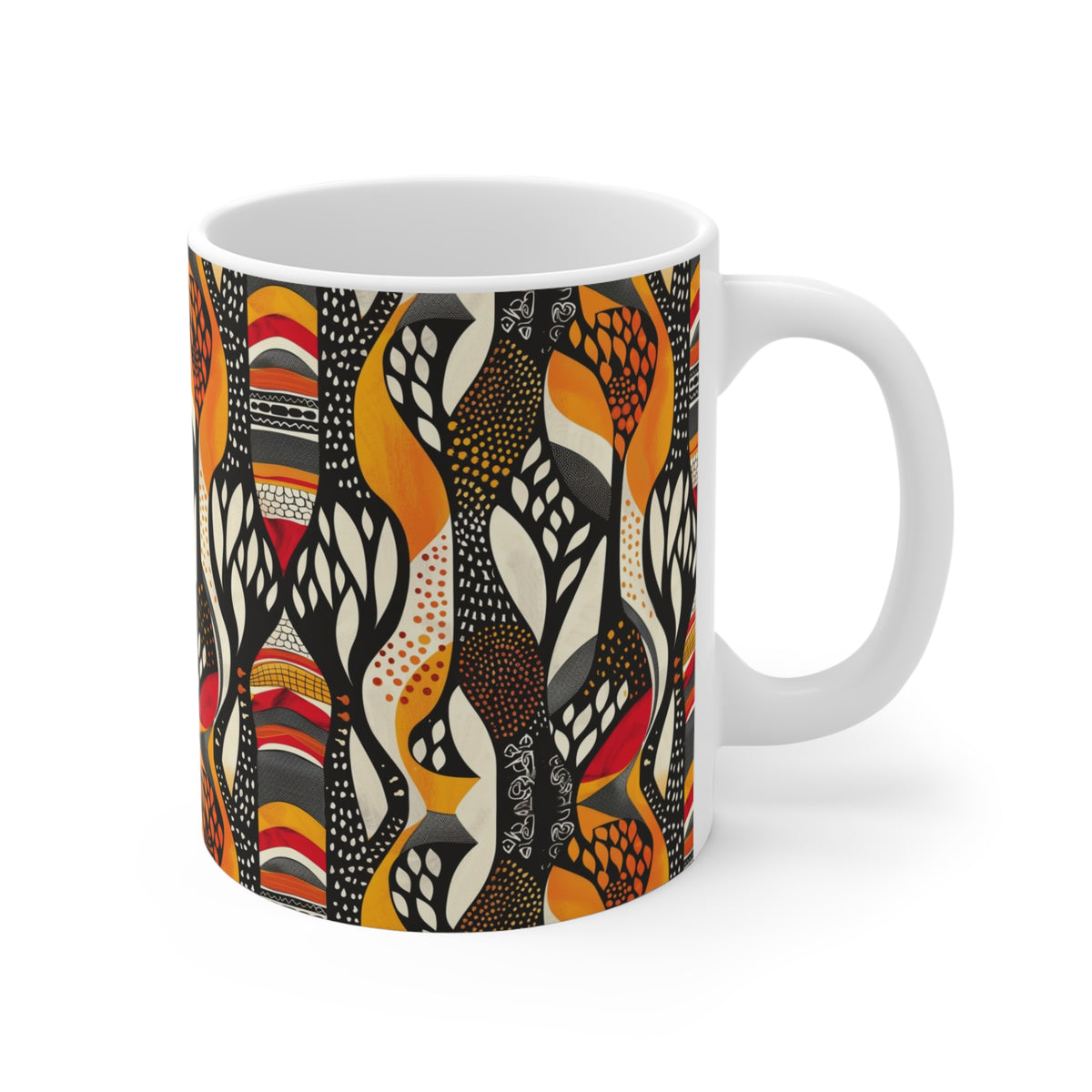 All-Over African Pattern Coffee Mug 521