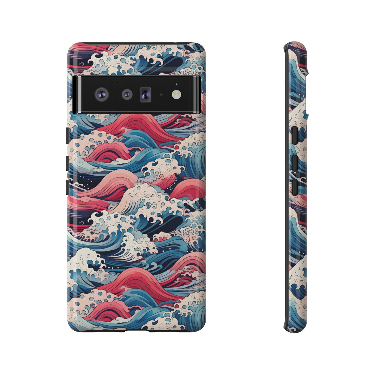 Japanese Waves Phone Case – Embrace Timeless Elegance with Classic Design 3