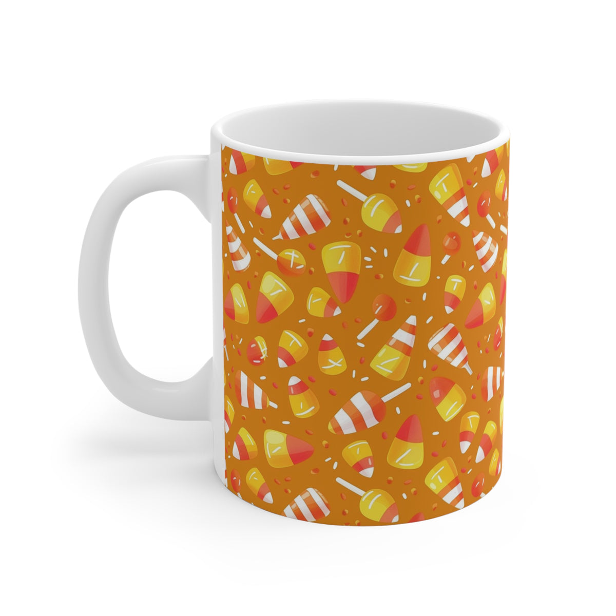 Colorful All-Over Candy Theme Coffee Mug Fun Ceramic Drinkware 110