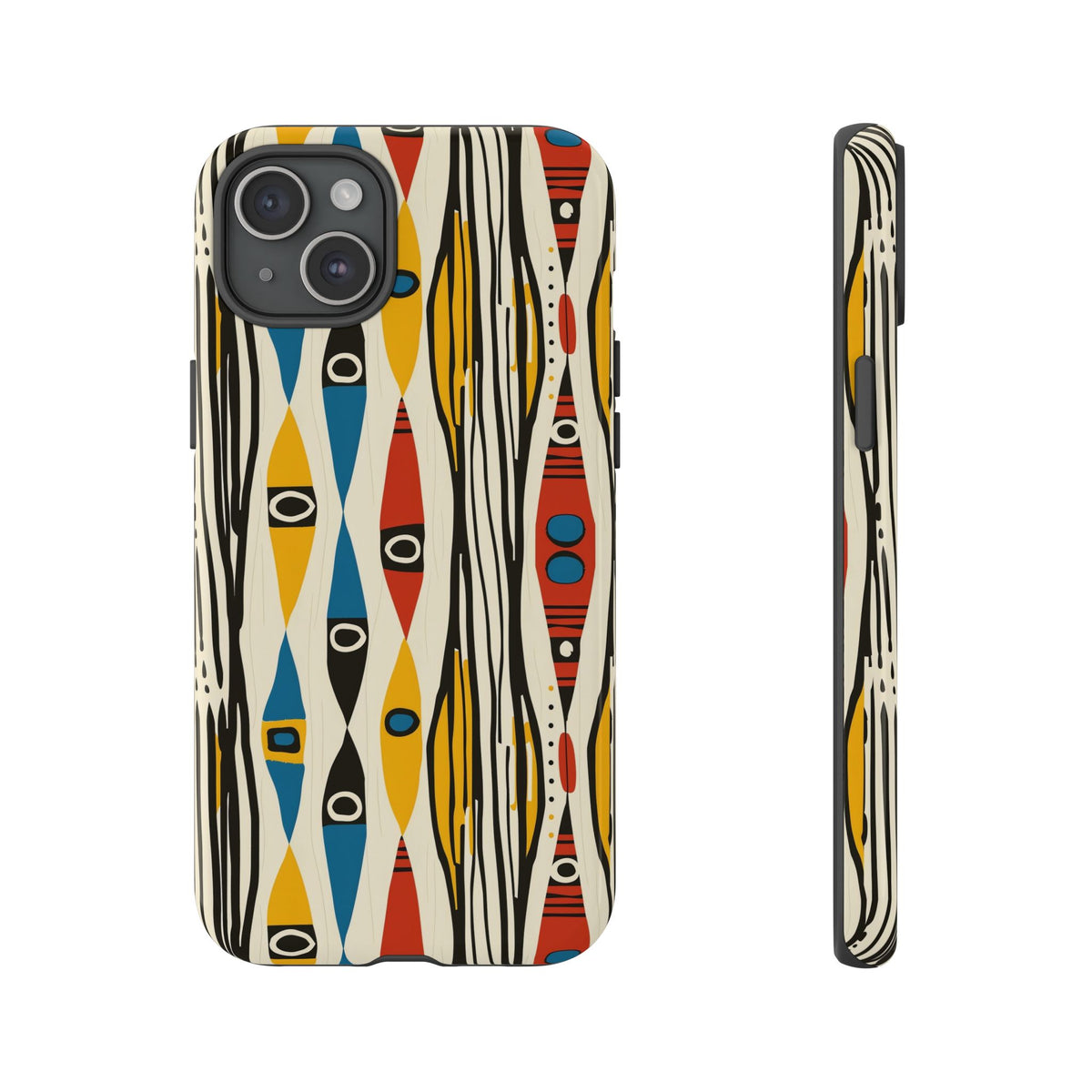 Stylish African Pattern Phone Case – Unique and Vibrant Protection 202