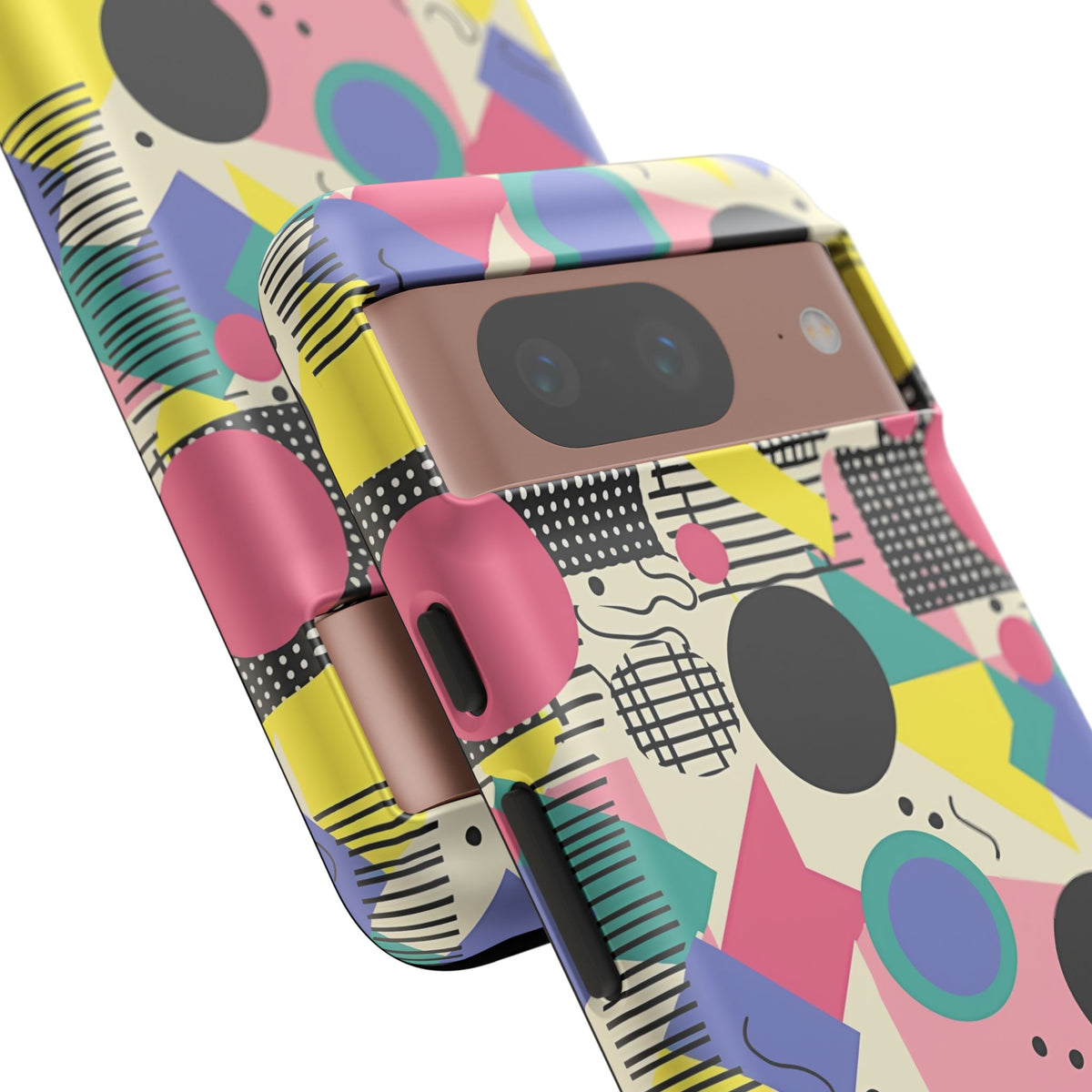 90s Themed Seamless Pattern Phone Case – Embrace Retro Style and Protection 228