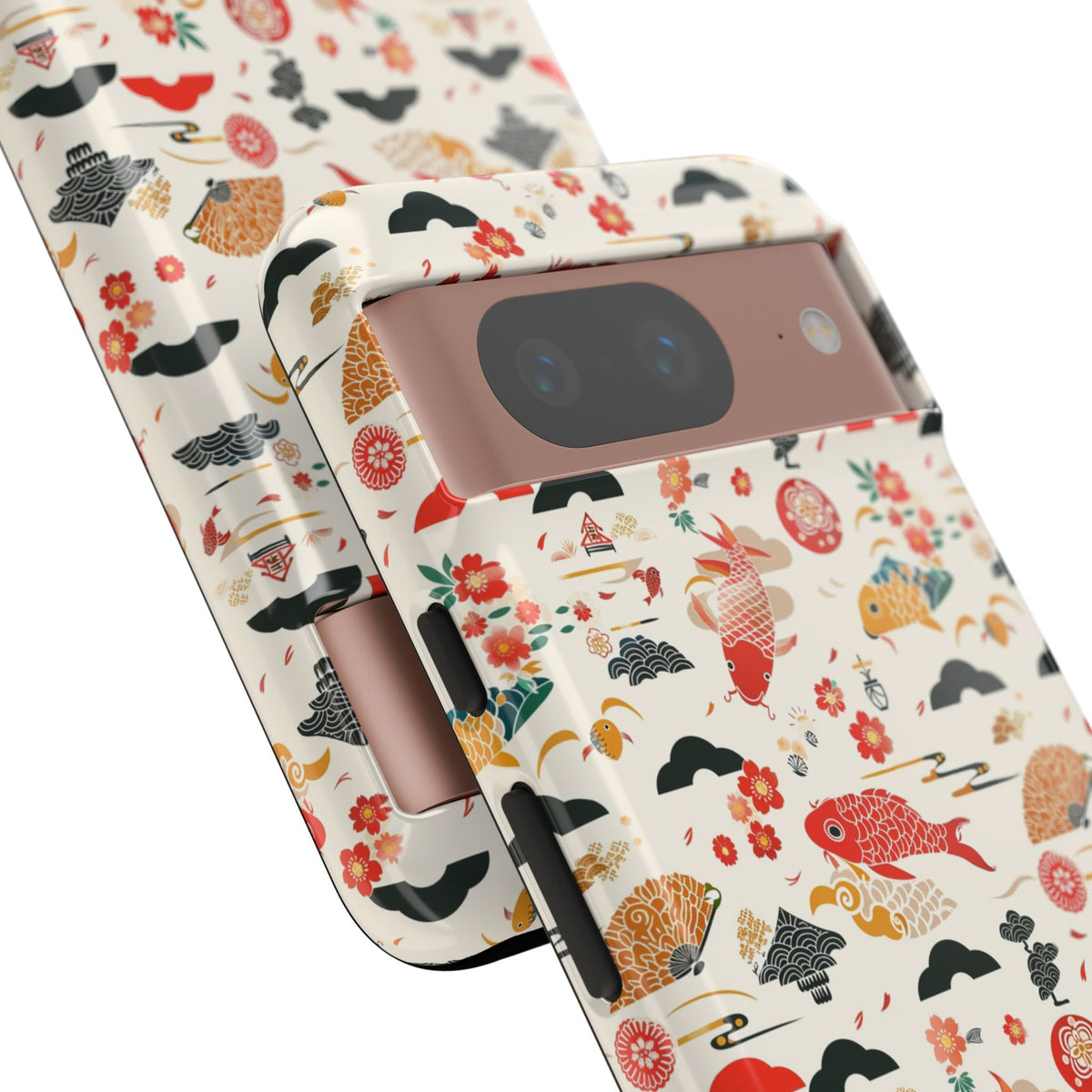 Japanese Pattern Phone Case – Elegant & Timeless Design for Your Phone 154