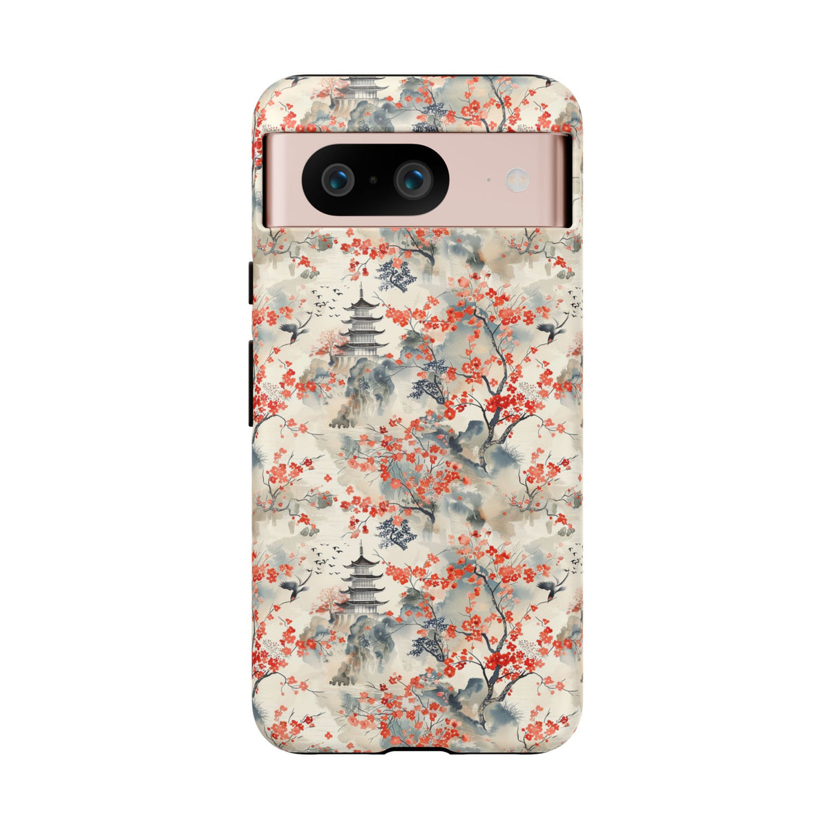 Japanese Style Pattern Phone Case - Elegant & Protective Cover