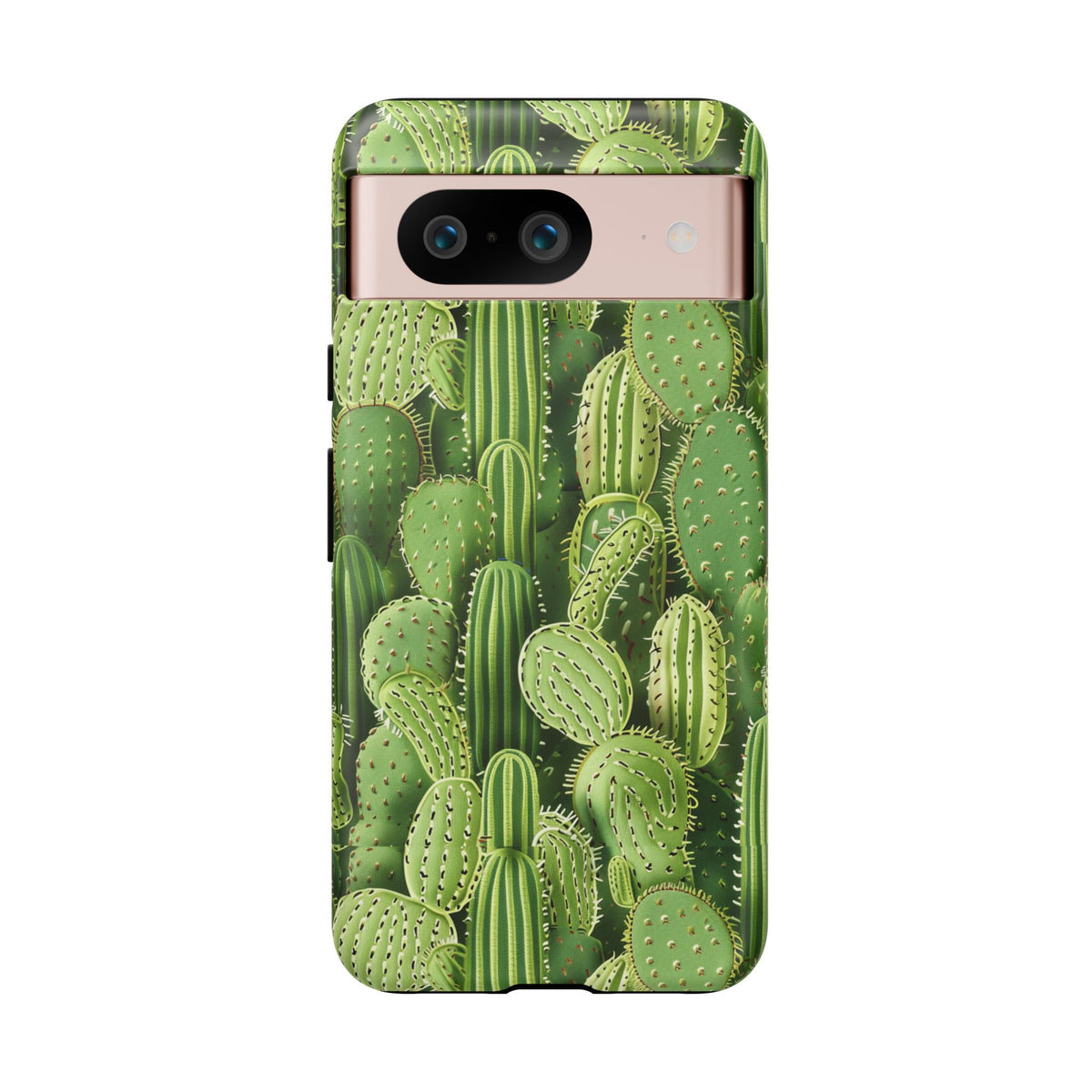 Cactus Embroidery Phone Case – Elegant and Unique Handcrafted Cactus Design