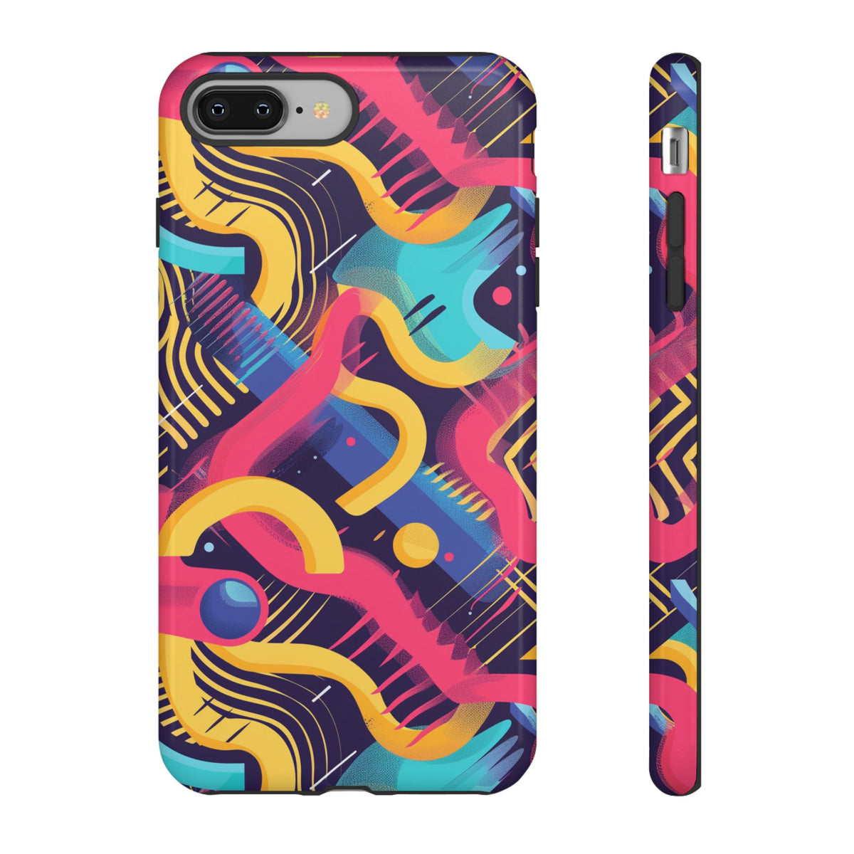 Retro 80s Seamless Phone Case – Vintage Style Meets Modern Protection 2