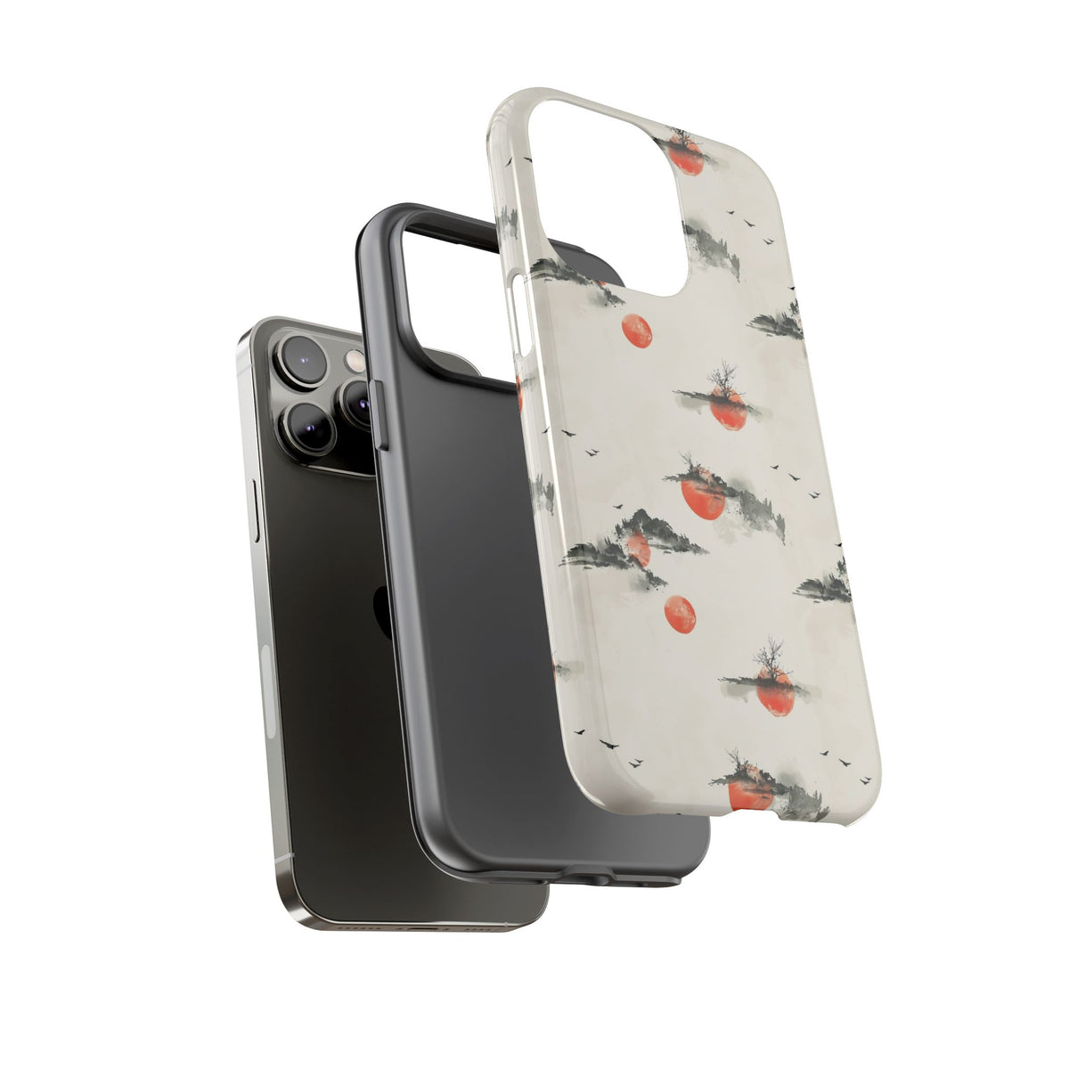 Japanese Pattern Phone Case – Elegant & Timeless Design for Your Phone 502