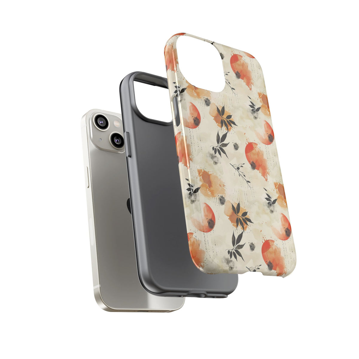 Japanese Pattern Phone Case – Elegant & Timeless Design for Your Phone 058