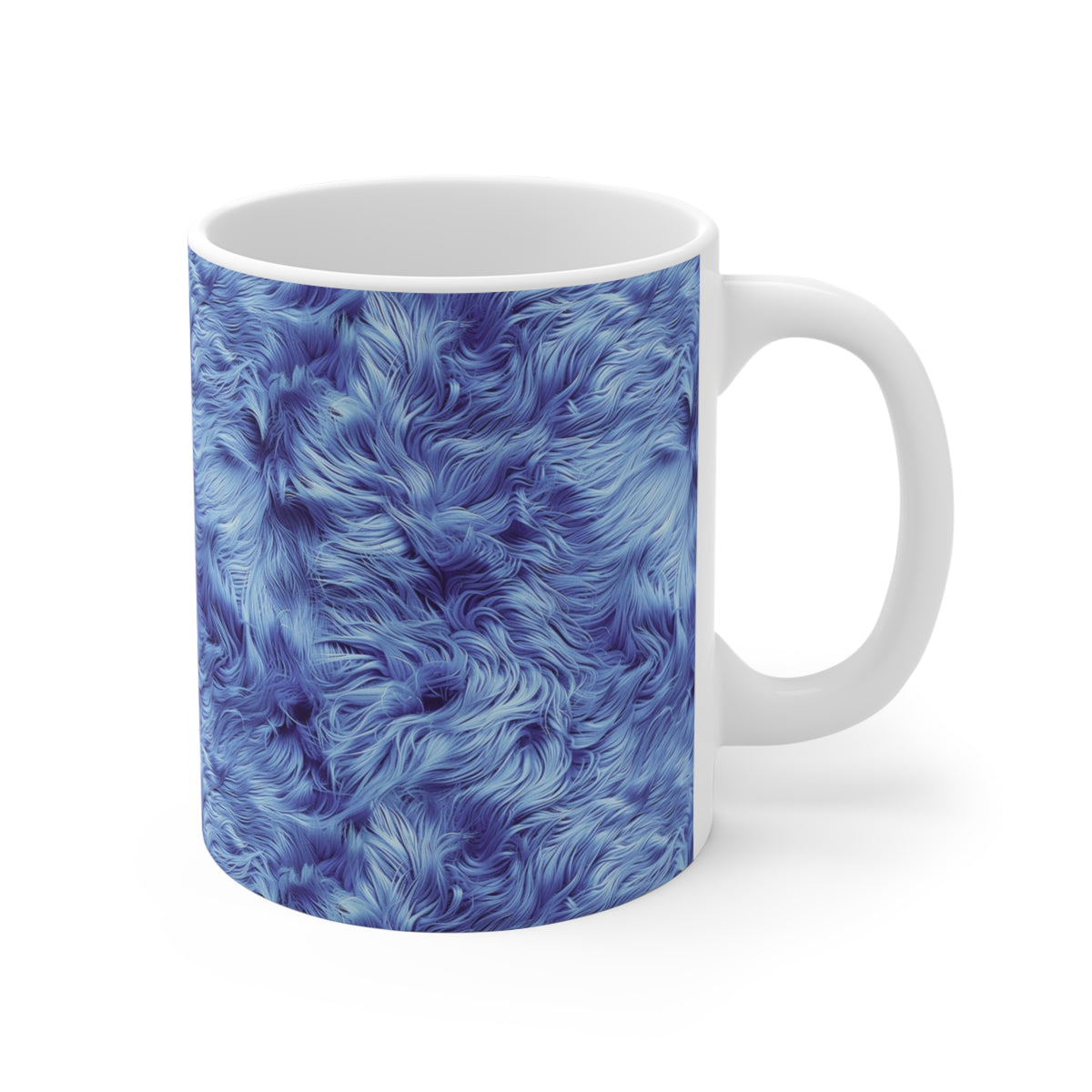 Fur Seamless Pattern Coffee Mug – Cozy Ceramic Mug for Fur Lovers 6