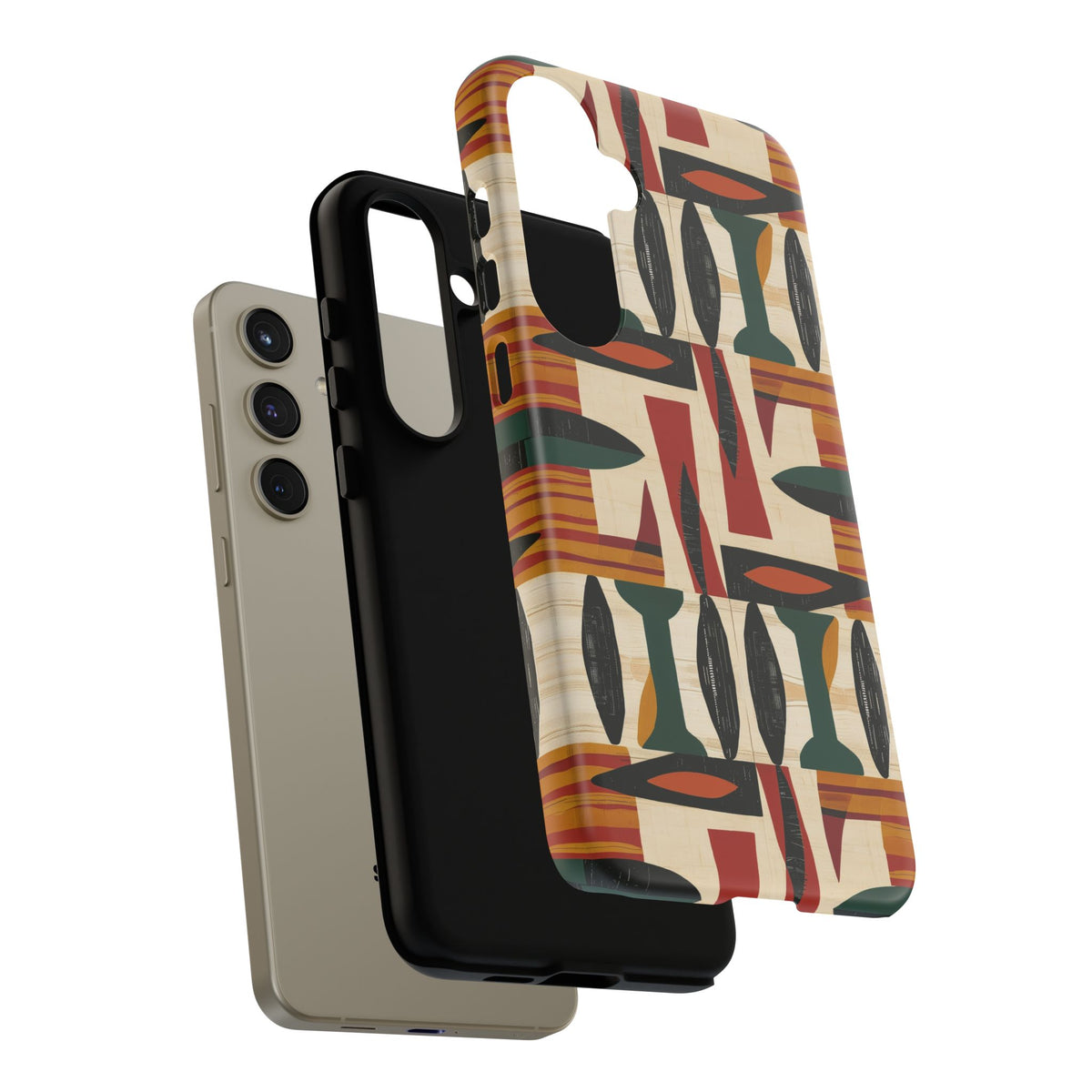 Stylish African Pattern Phone Case – Unique and Vibrant Protection 196