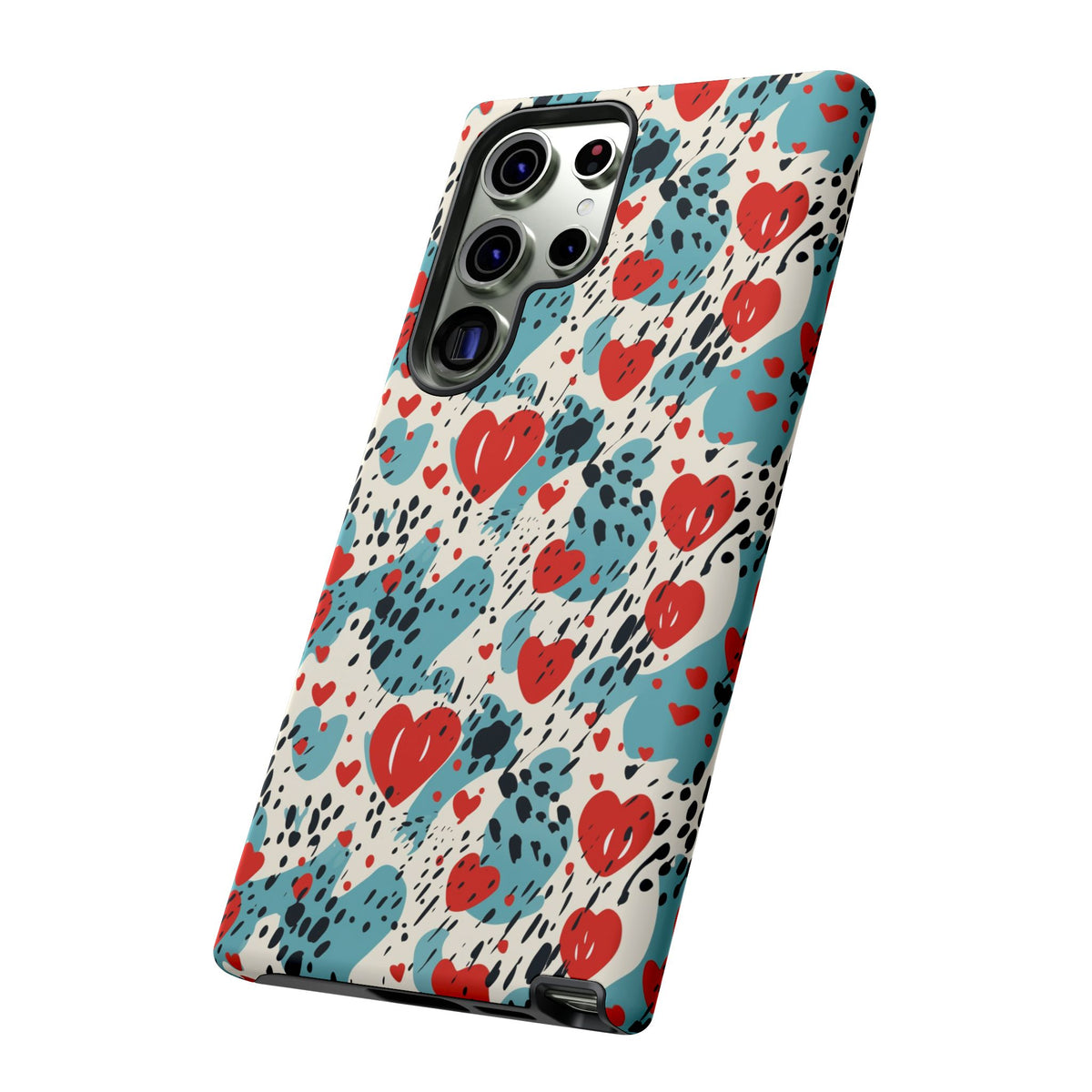 Heart Pattern Phone Case – Stylish & Loving Design for Your Device 822