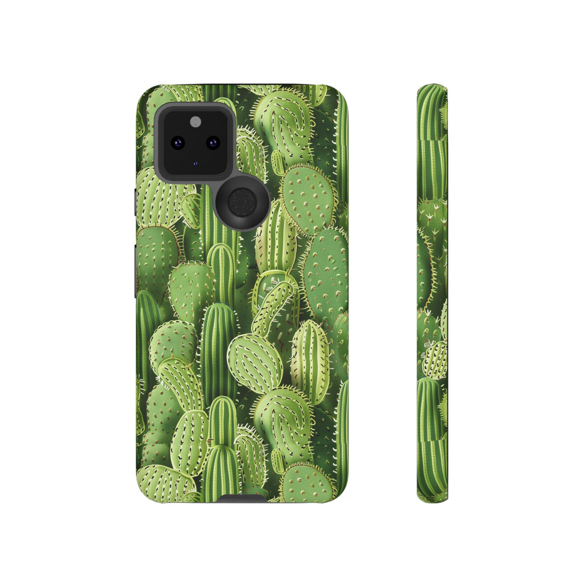 Cactus Embroidery Phone Case – Elegant and Unique Handcrafted Cactus Design