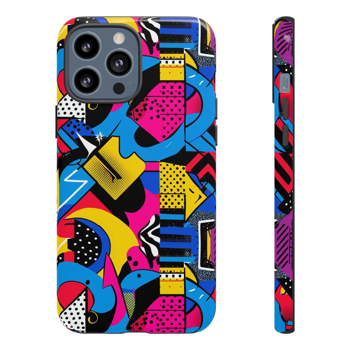 Retro 80s Seamless Phone Case – Vintage Style Meets Modern Protection