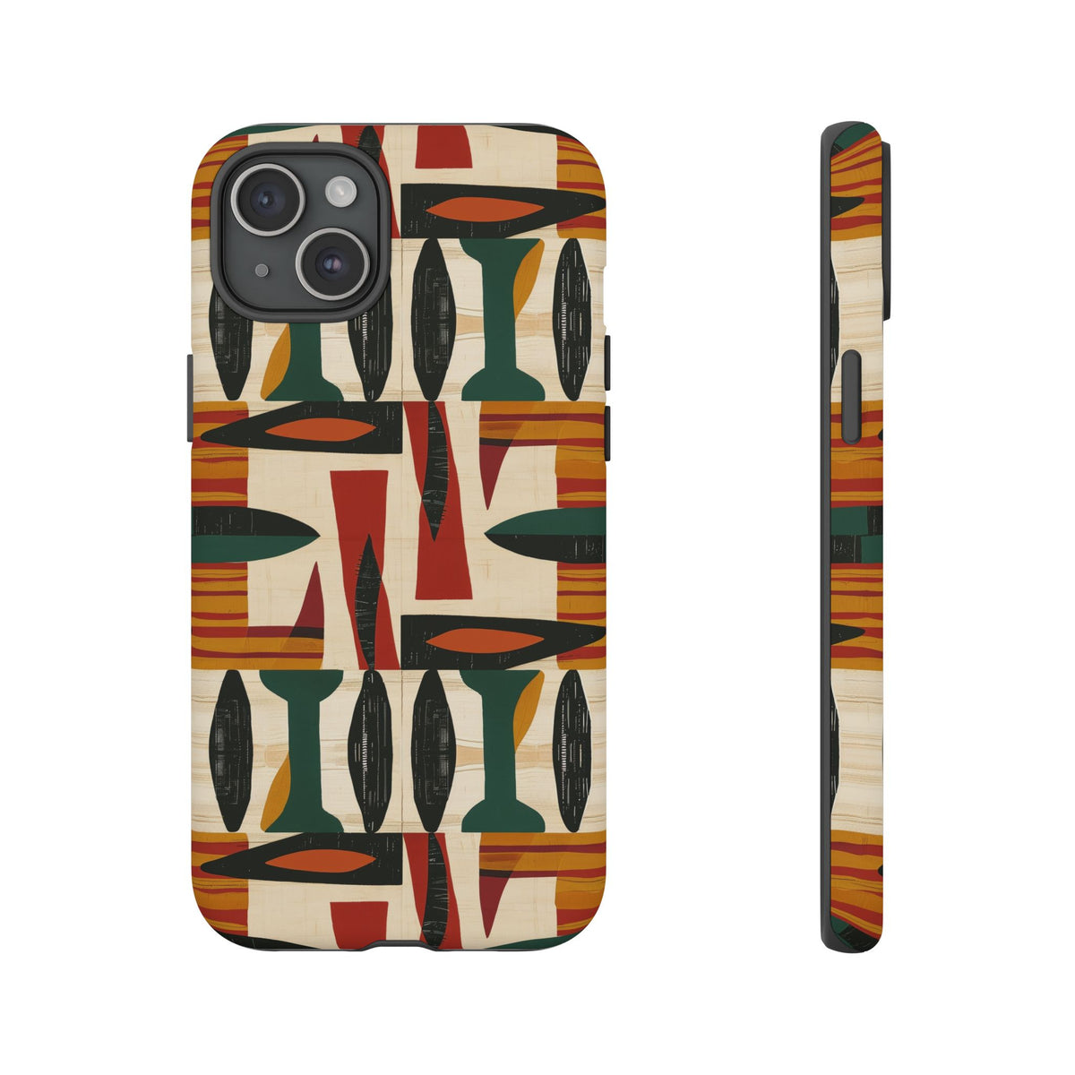 Stylish African Pattern Phone Case – Unique and Vibrant Protection 196