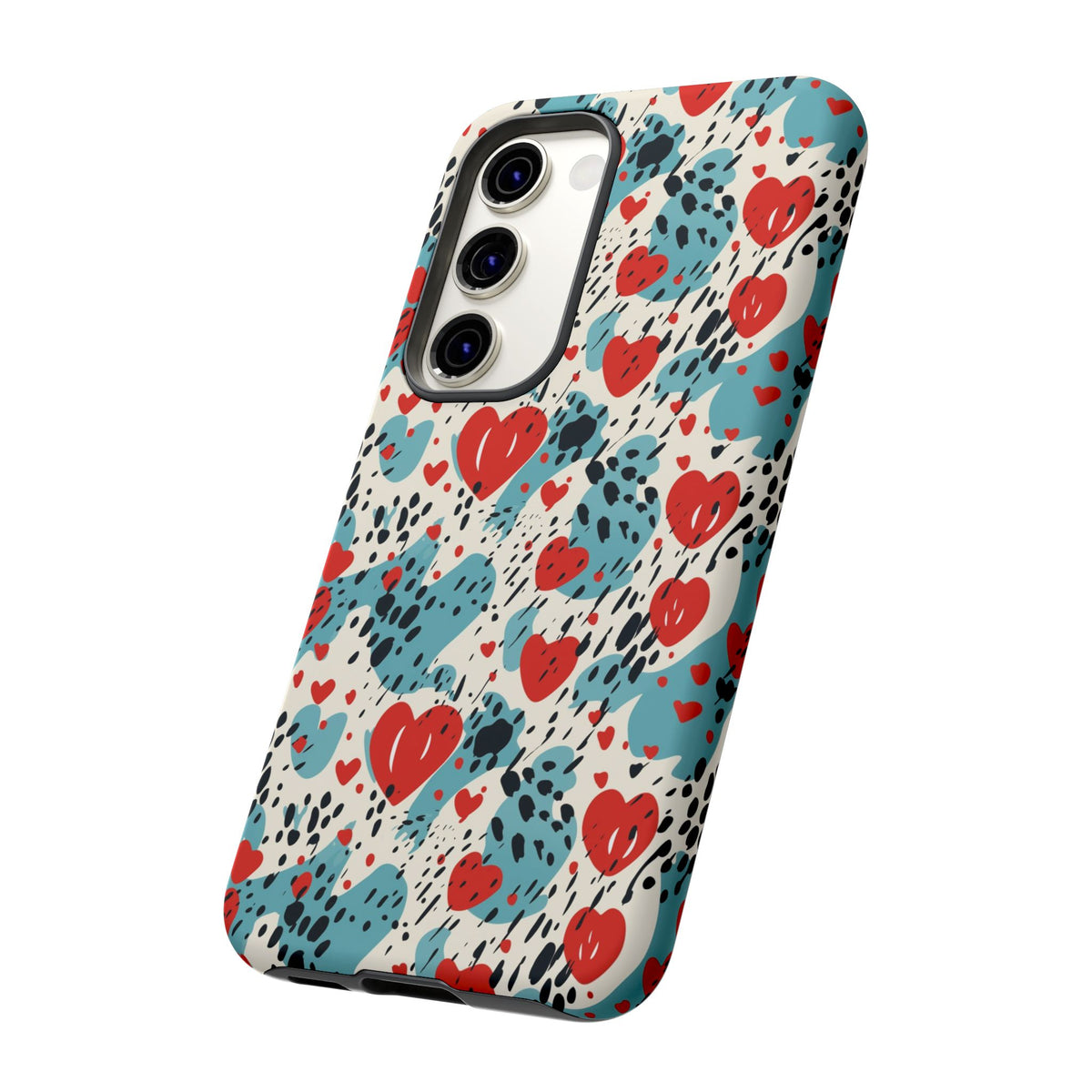 Heart Pattern Phone Case – Stylish & Loving Design for Your Device 822