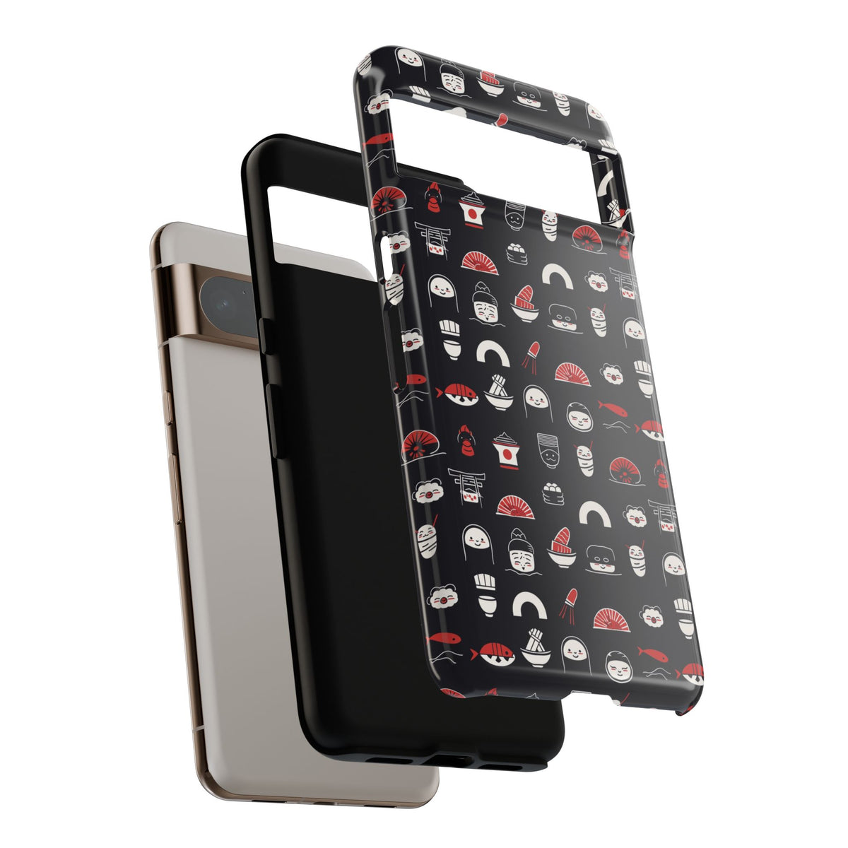 Japanese Pattern Phone Case – Elegant & Timeless Design for Your Phone 456