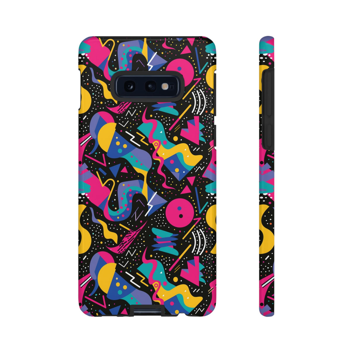 90s Themed Seamless Pattern Phone Case – Embrace Retro Style and Protection 302