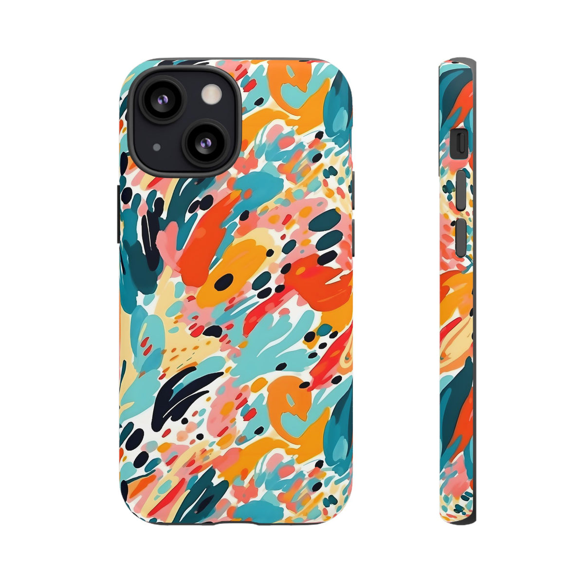 Abstract Painting Design Phone Case – Modern Art-Inspired Phone Cover 7