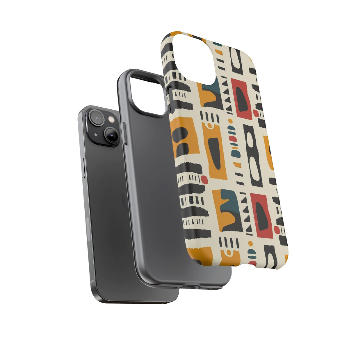 Stylish African Pattern Phone Case – Unique and Vibrant Protection 260