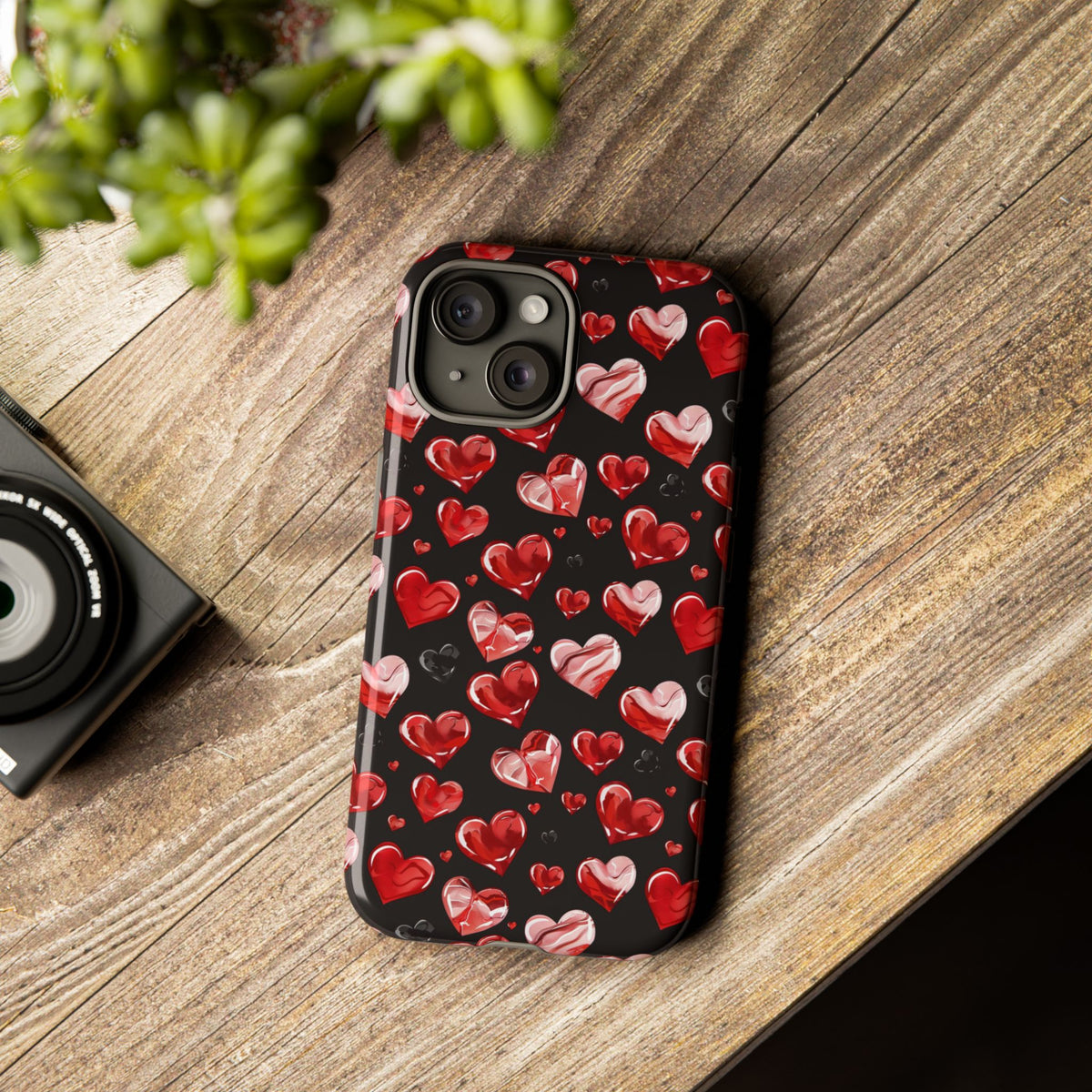 Heart Pattern Phone Case – Stylish & Loving Design for Your Device 365