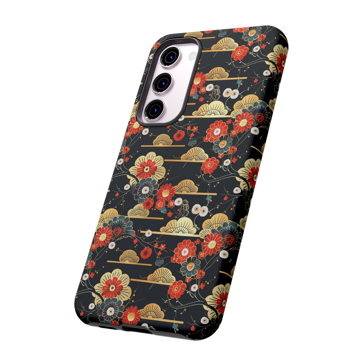 Japanese Pattern Phone Case – Elegant & Timeless Design for Your Phone 063