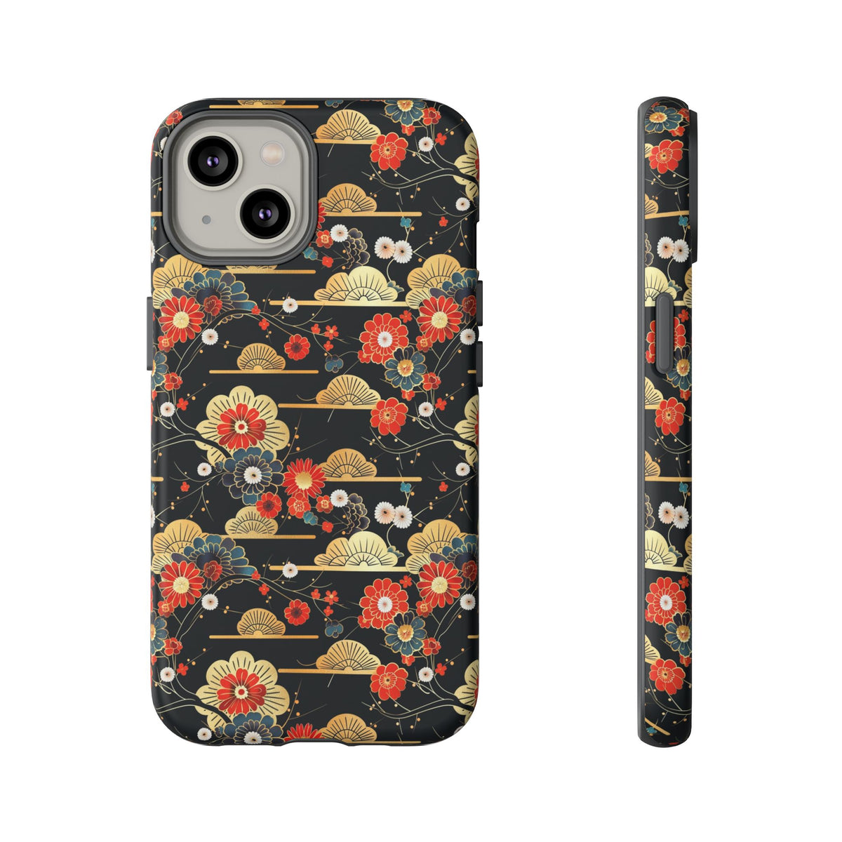 Japanese Pattern Phone Case – Elegant & Timeless Design for Your Phone 063