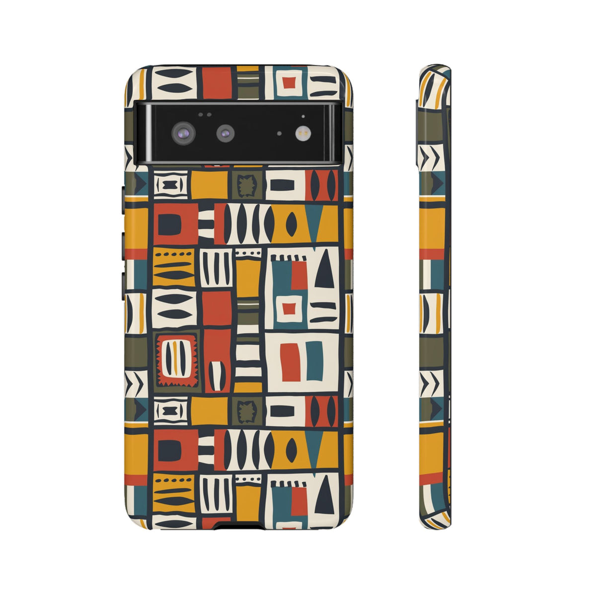 Stylish African Pattern Phone Case – Unique and Vibrant Protection 013