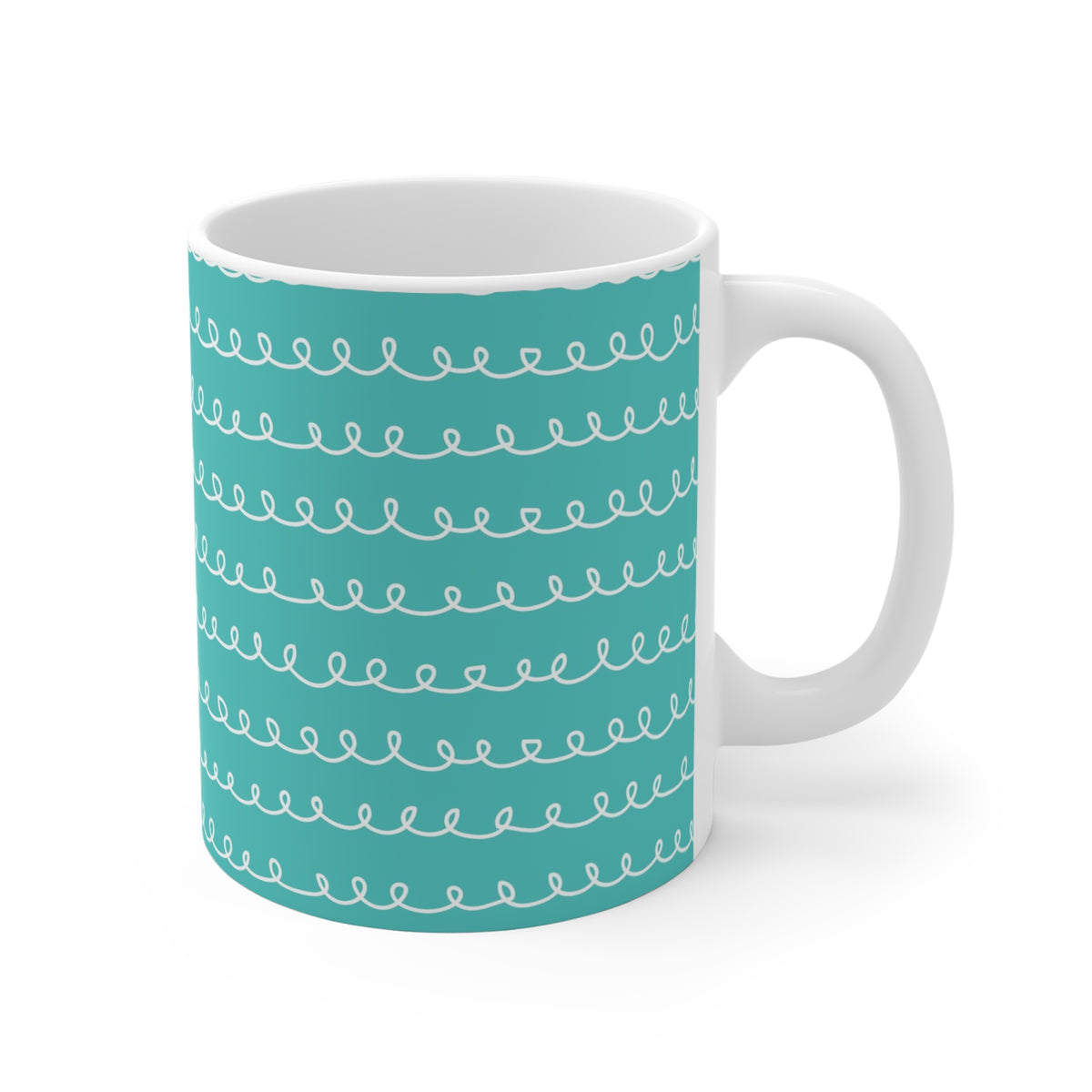 Cute Abstract Doodle Coffee Mug – Fun and Whimsical Drinkware 5