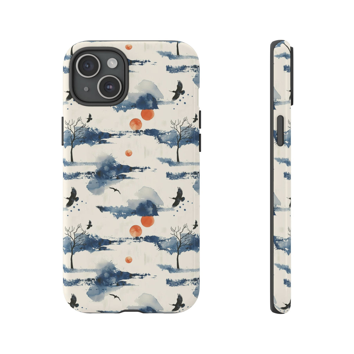 Japanese Pattern Phone Case – Elegant & Timeless Design for Your Phone 030