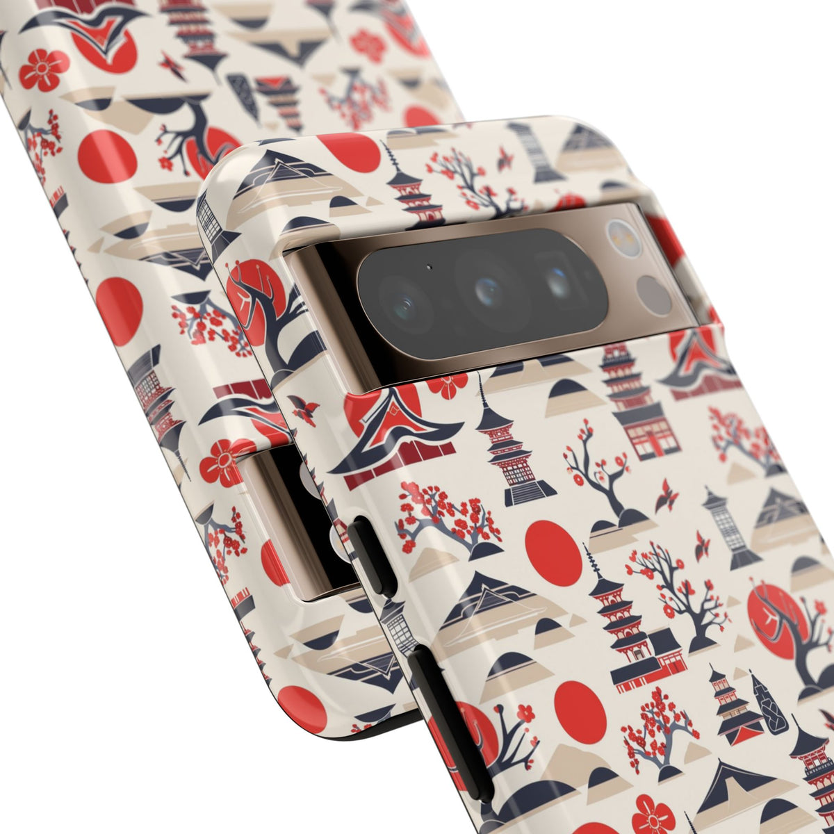 Japanese Pattern Phone Case – Elegant & Timeless Design for Your Phone 013