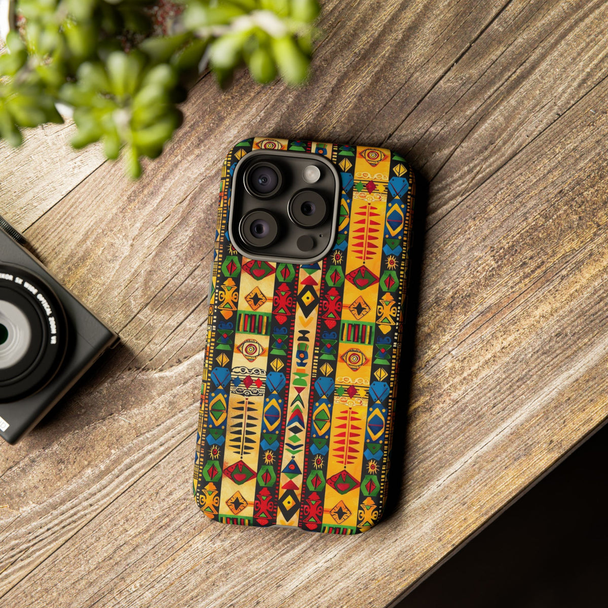 Stylish African Pattern Phone Case – Unique and Vibrant Protection 163