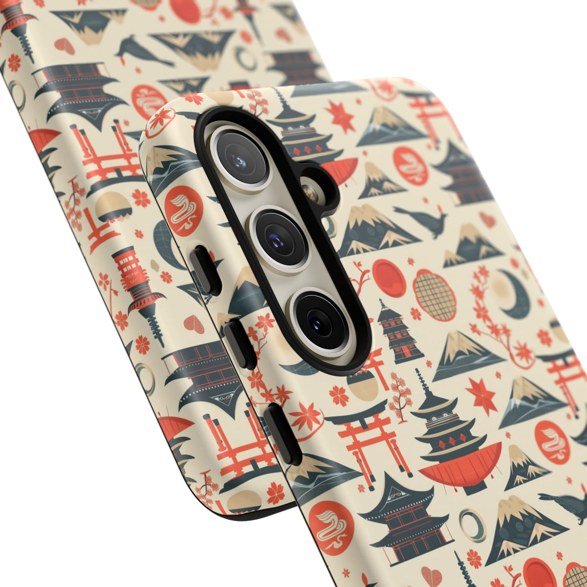 Japanese Pattern Phone Case – Elegant & Timeless Design for Your Phone 140